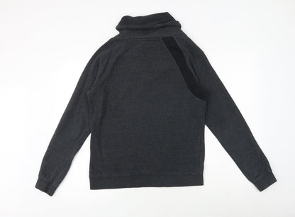 Your Turn Womens Grey Cotton Pullover Sweatshirt Size S