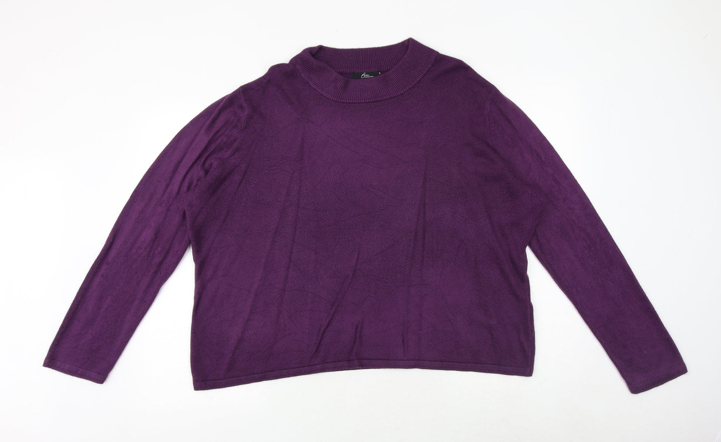 Womens UK Size XL Bonmarché Purple Pullover Jumper