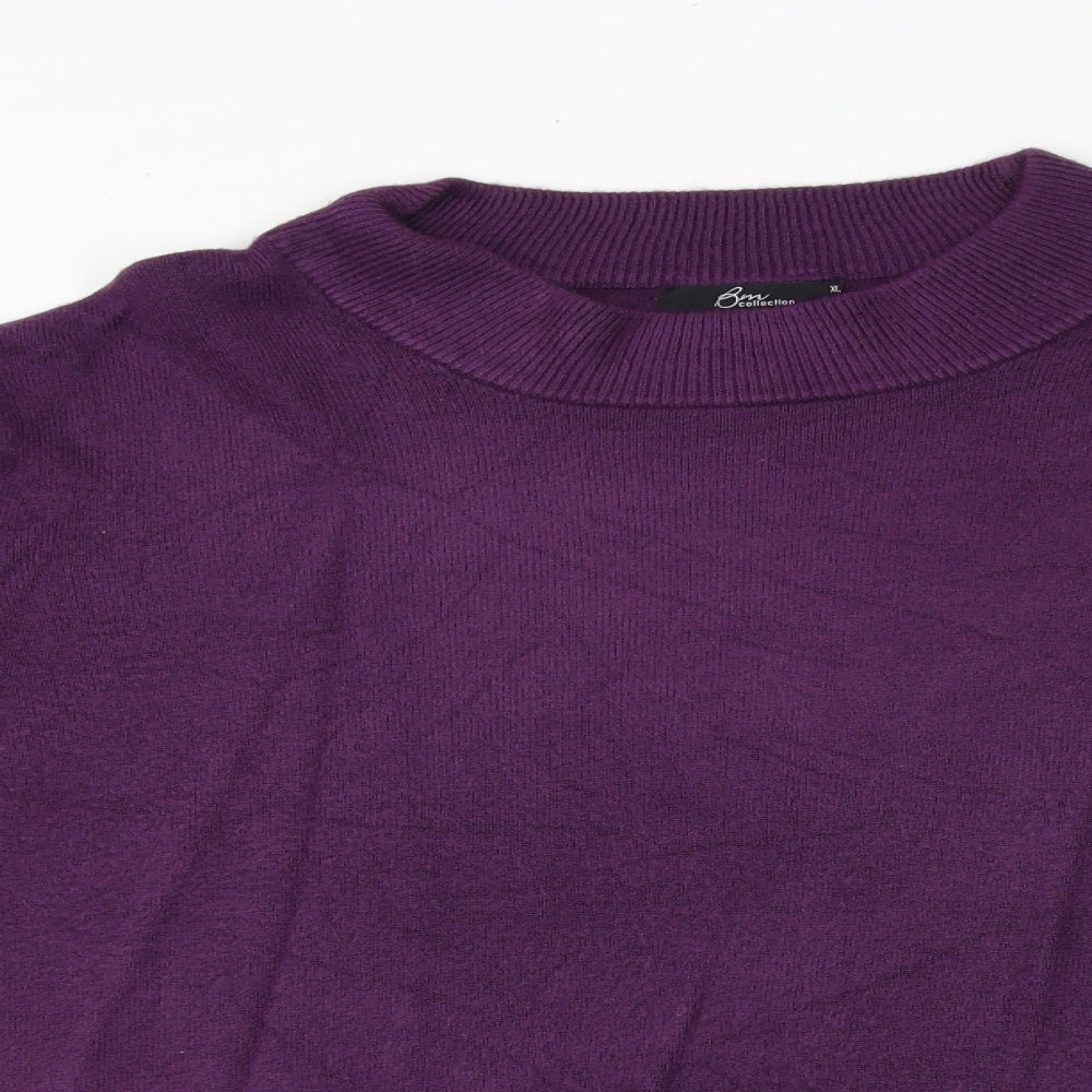 Womens UK Size XL Bonmarché Purple Pullover Jumper