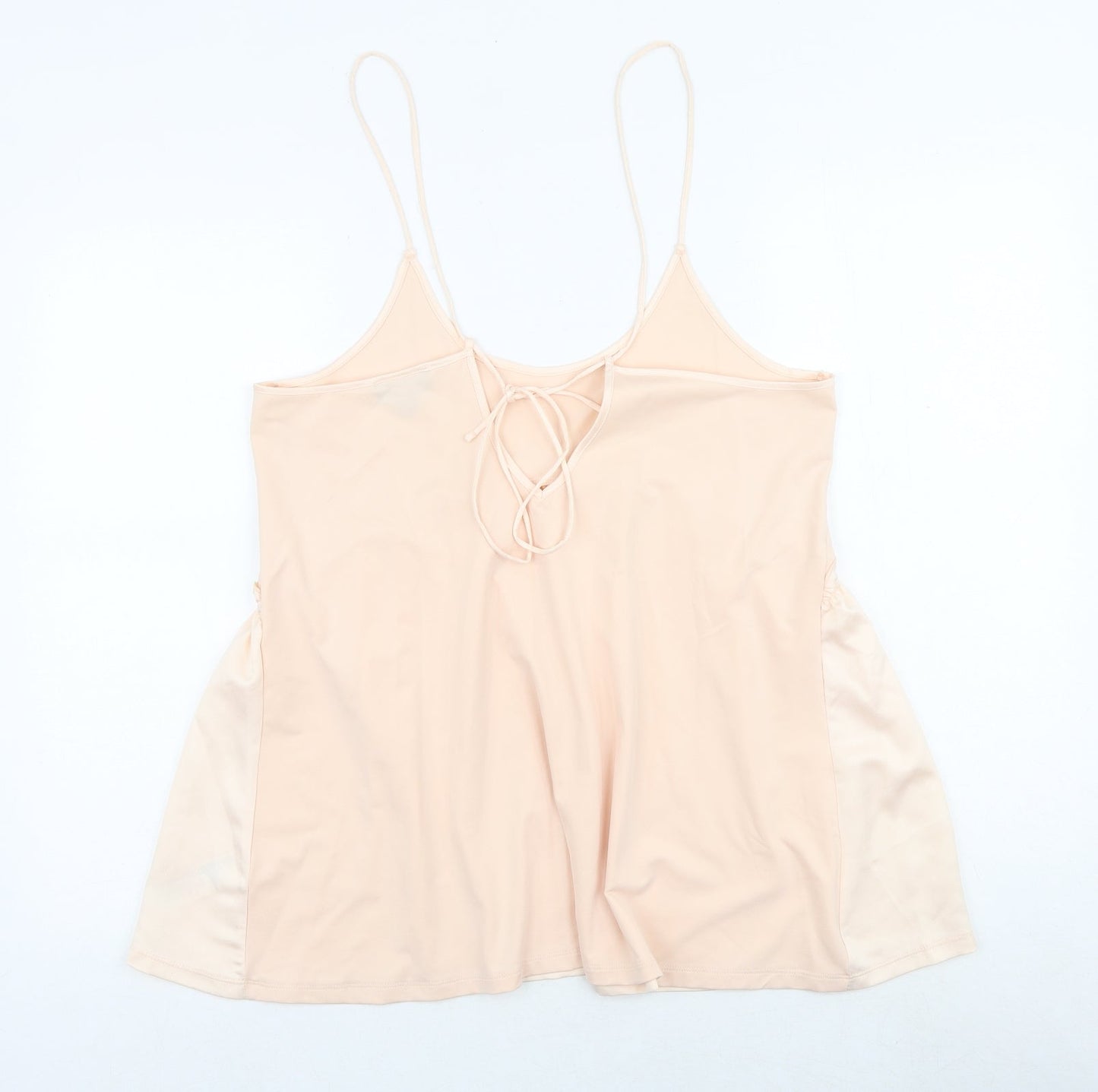 Womens UK Size 8 Topshop Pink Basic Tank