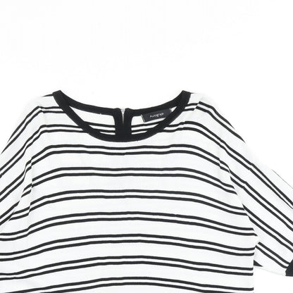 Womens UK Size 10 Marks and Spencer White Pullover Jumper