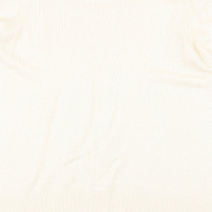 Womens UK Size L EWM Beige Pullover Jumper