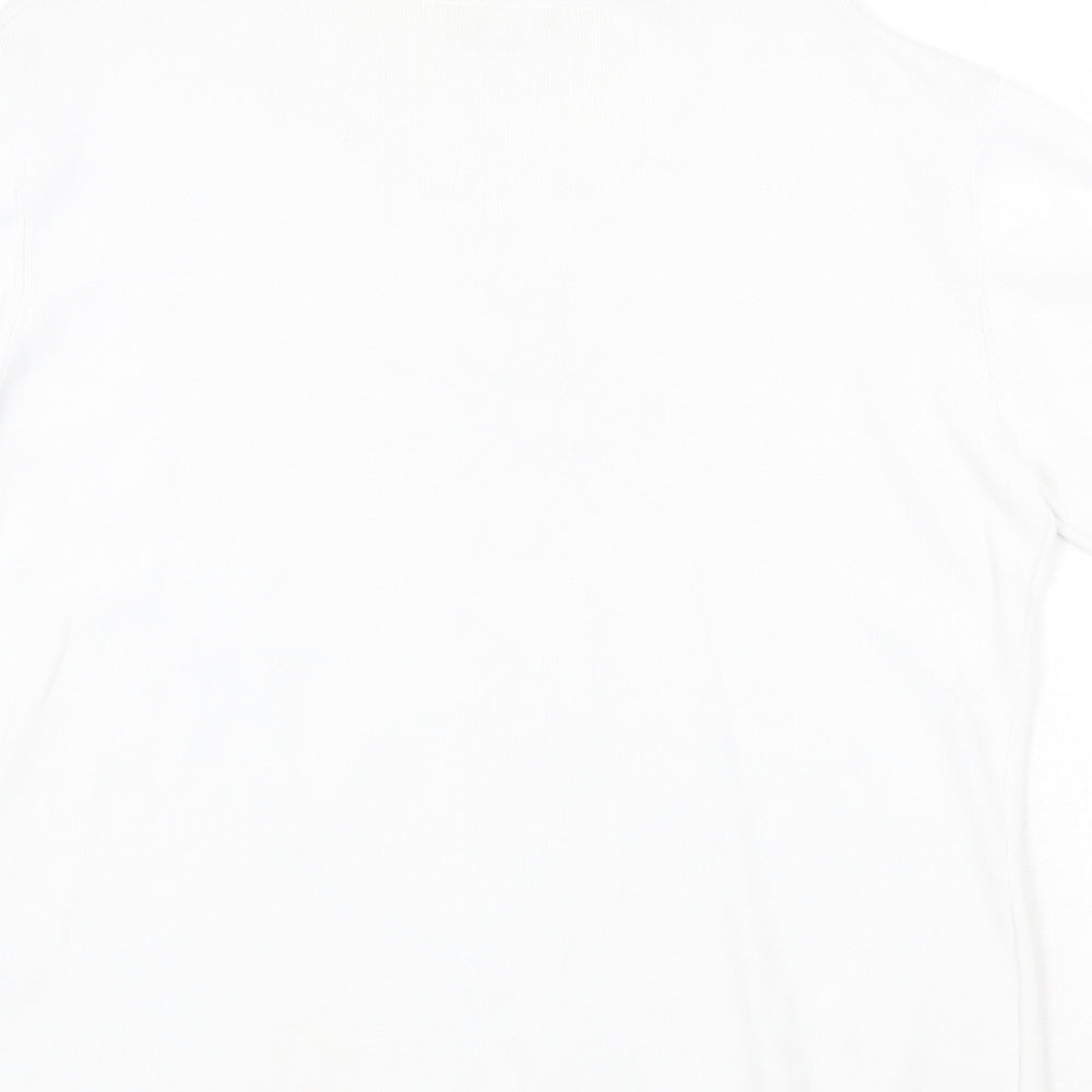Womens UK Size M Roman Originals White Pullover Jumper