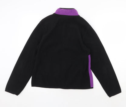 Dimensions Womens Black Jacket Size M Zip