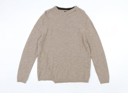 Womens UK Size S River Island Beige Pullover Jumper