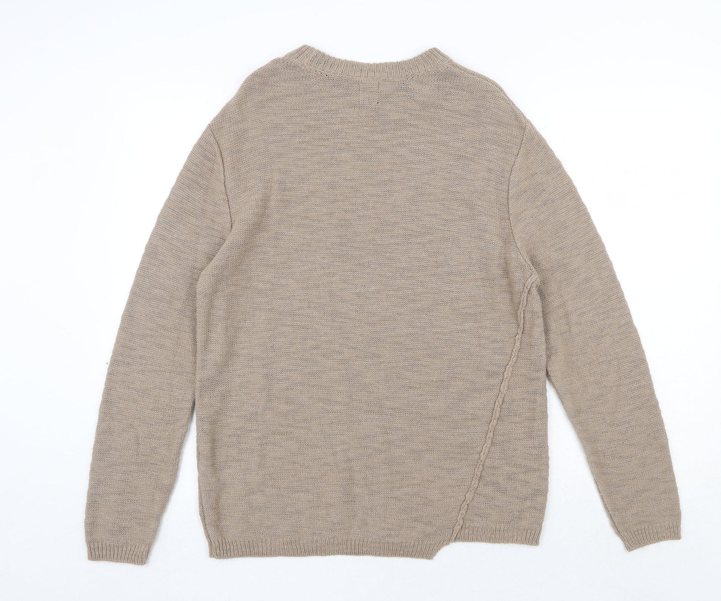 Womens UK Size S River Island Beige Pullover Jumper