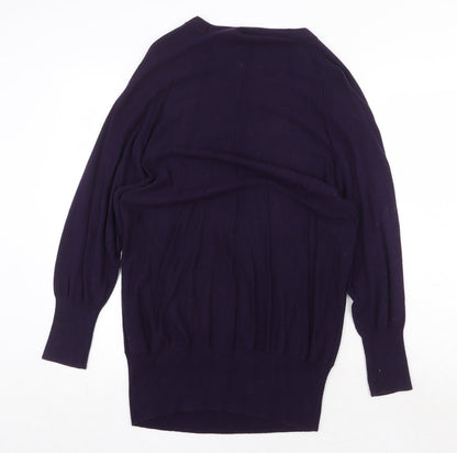 Womens UK Size M Kaliko Purple Pullover Jumper