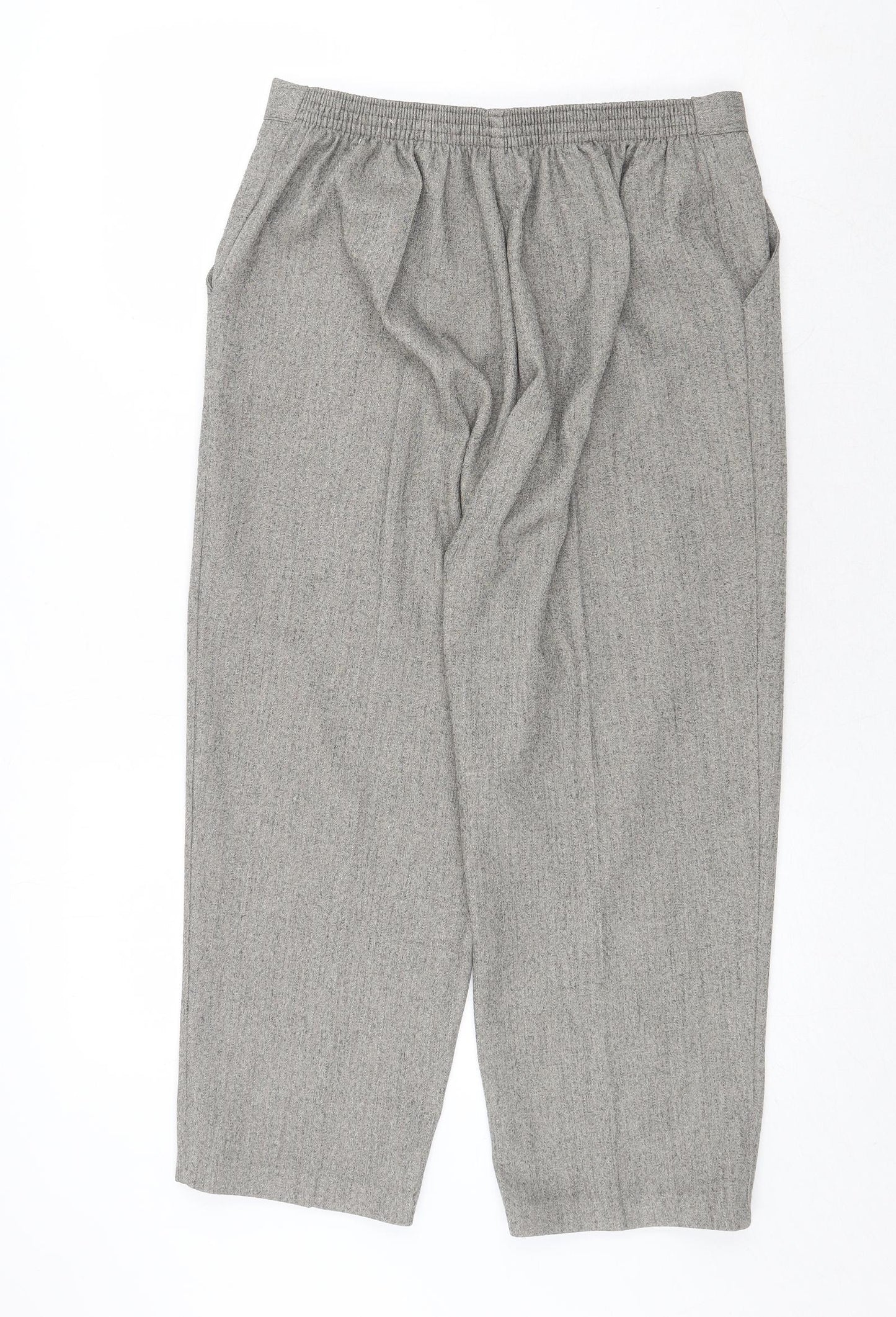 Womens UK Size 16 Emma Collection Regular Fit  Grey Trousers