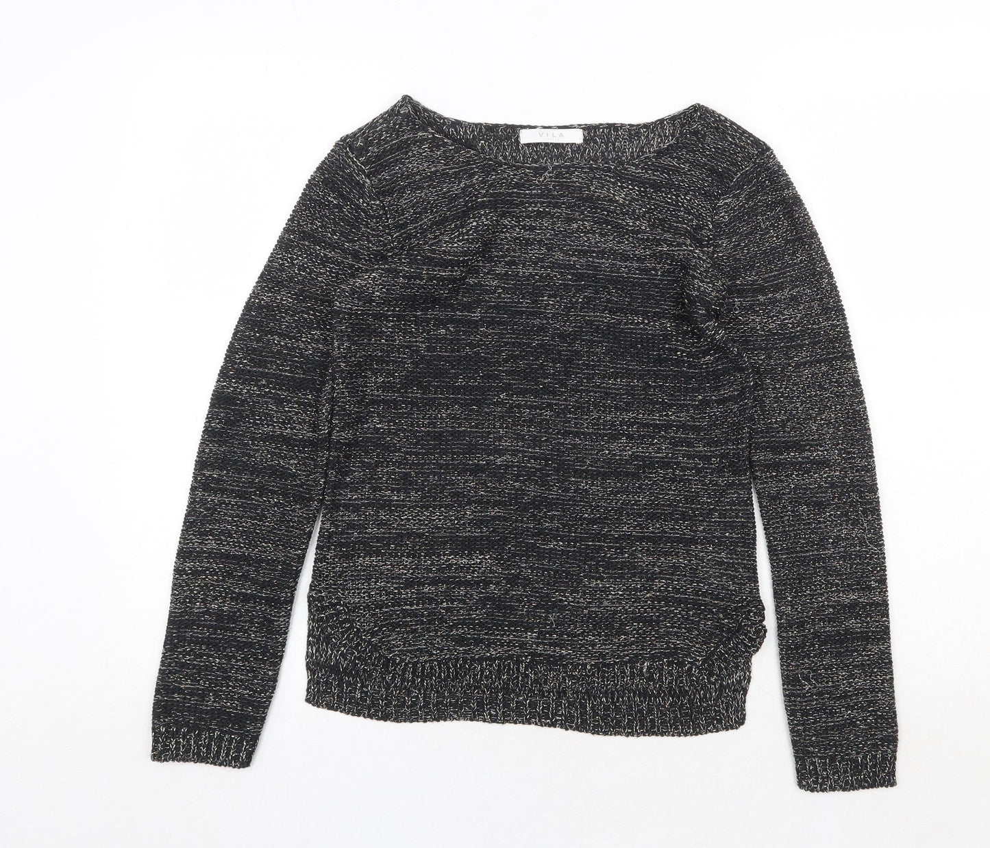 Womens UK Size S VILA Black Pullover Jumper