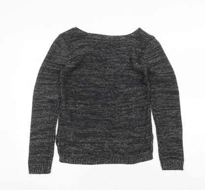 Womens UK Size S VILA Black Pullover Jumper