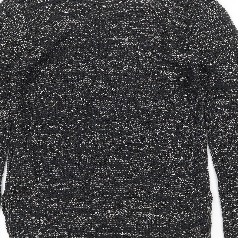Womens UK Size S VILA Black Pullover Jumper