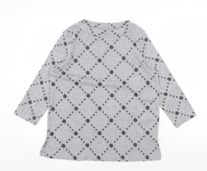 Womens UK Size 12 Marks and Spencer Grey Pullover Jumper