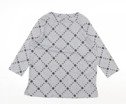 Womens UK Size 12 Marks and Spencer Grey Pullover Jumper