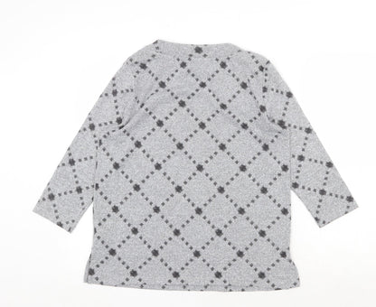 Womens UK Size 12 Marks and Spencer Grey Pullover Jumper