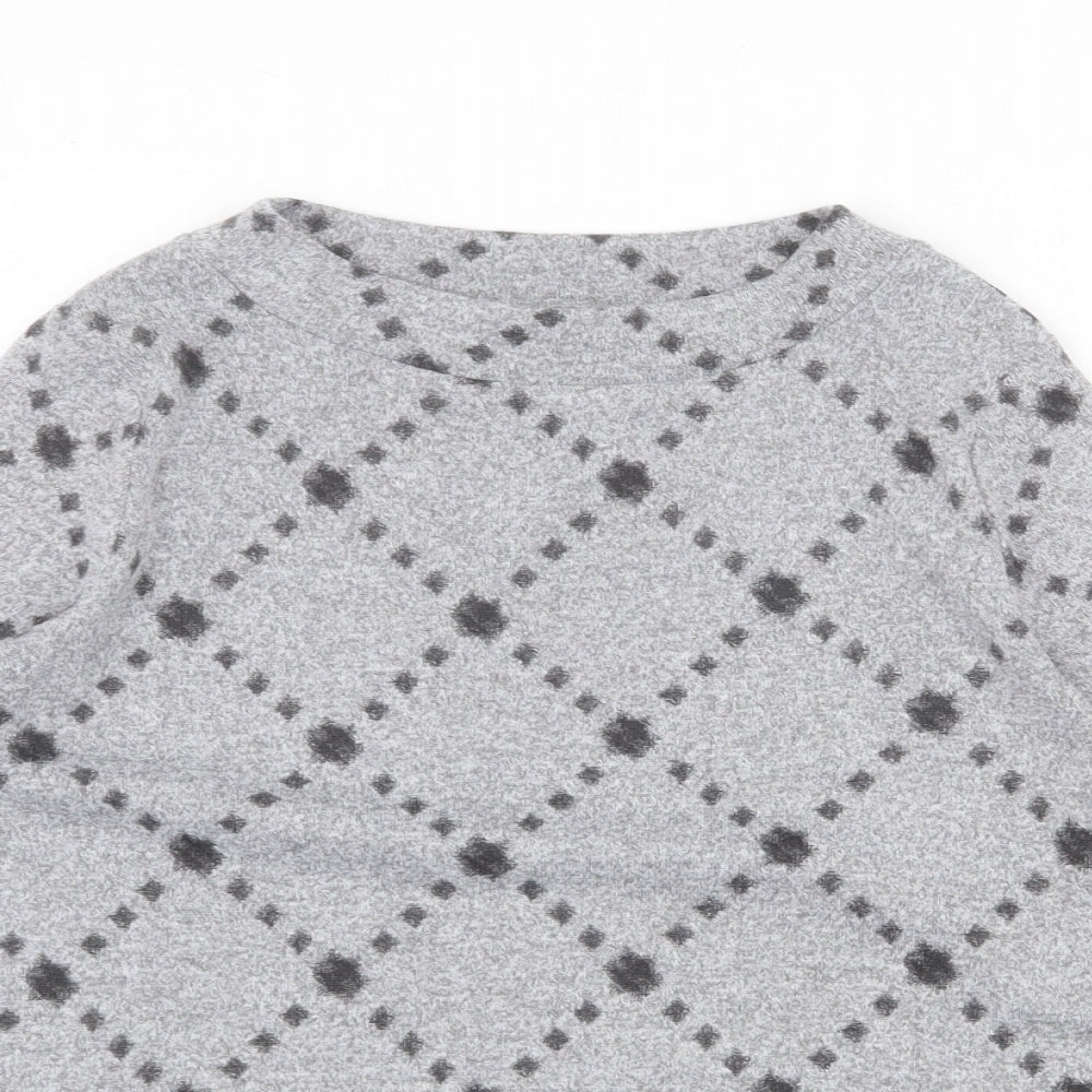 Womens UK Size 12 Marks and Spencer Grey Pullover Jumper