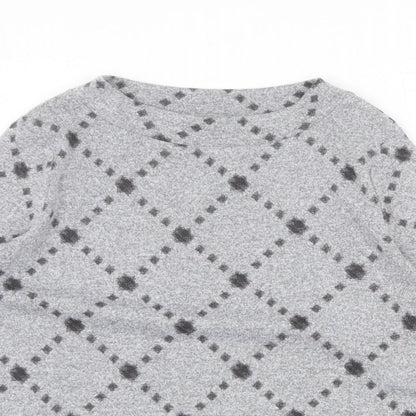 Womens UK Size 12 Marks and Spencer Grey Pullover Jumper
