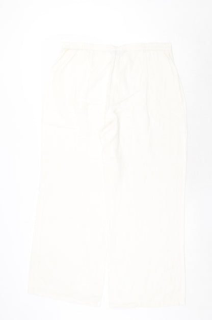 Womens UK Size 14 Joanna Hope Regular Fit  Ivory Trousers