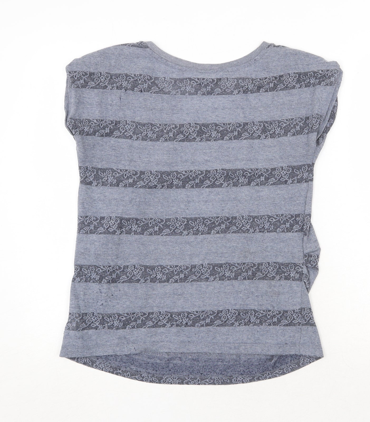 Womens UK Size 10 New Look Grey Basic Blouse
