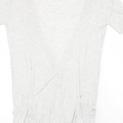 Womens UK Size 10 New Look Grey Cardigan Jumper