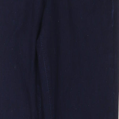 Dorothy Perkins Womens Blue Cotton Skinny Jeans Size 8 Regular Button