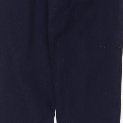 Dorothy Perkins Womens Blue Cotton Skinny Jeans Size 8 Regular Button