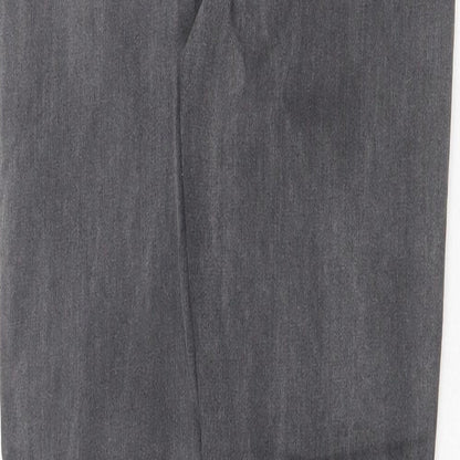 PRETTYLITTLETHING Womens Grey Cotton Skinny Jeans Size 10 Regular Zip