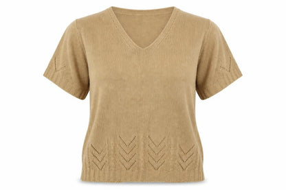 Womens UK Size 10 Berketex Beige Pullover Jumper