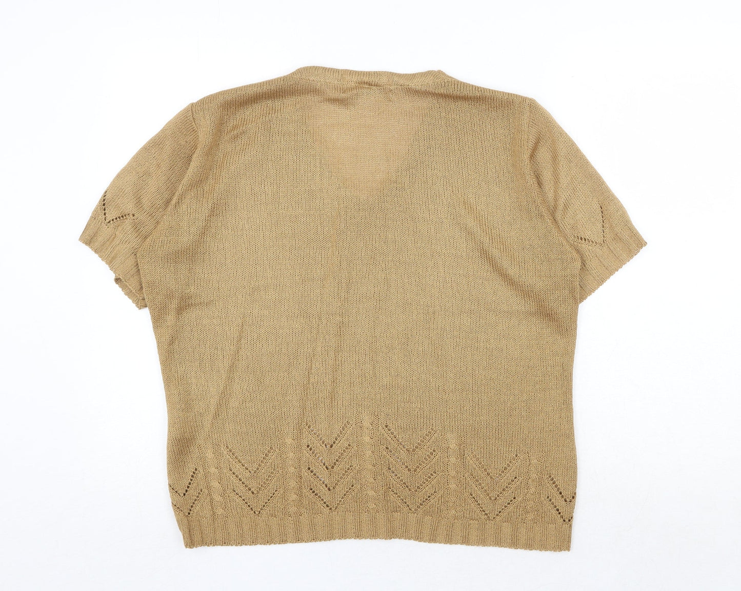 Womens UK Size 10 Berketex Beige Pullover Jumper