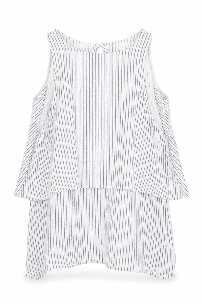 Womens UK Size 10 Influence White Basic Tank