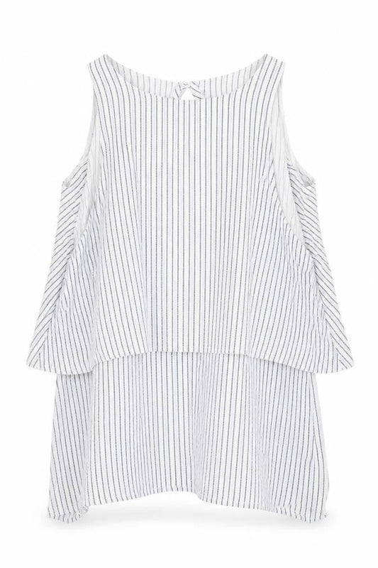 Womens UK Size 10 Influence White Basic Tank