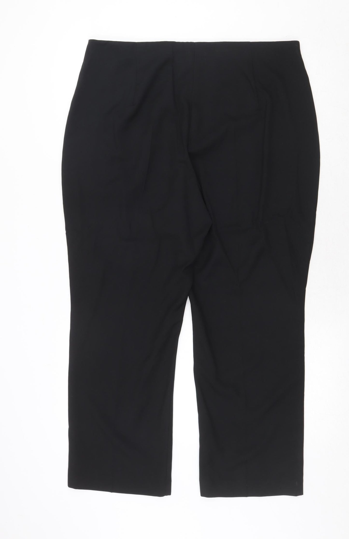 Womens UK Size 18 Marks and Spencer Regular Fit  Black Trousers