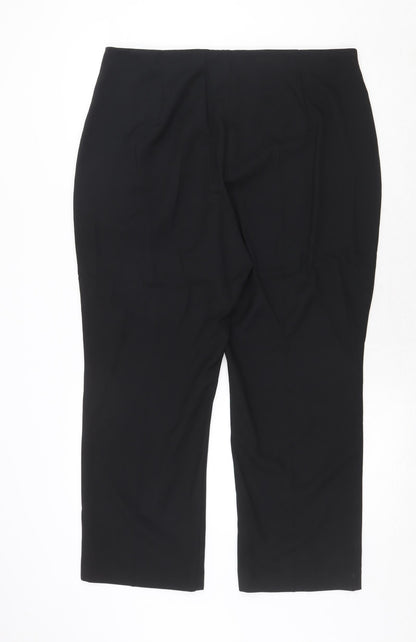 Womens UK Size 18 Marks and Spencer Regular Fit  Black Trousers