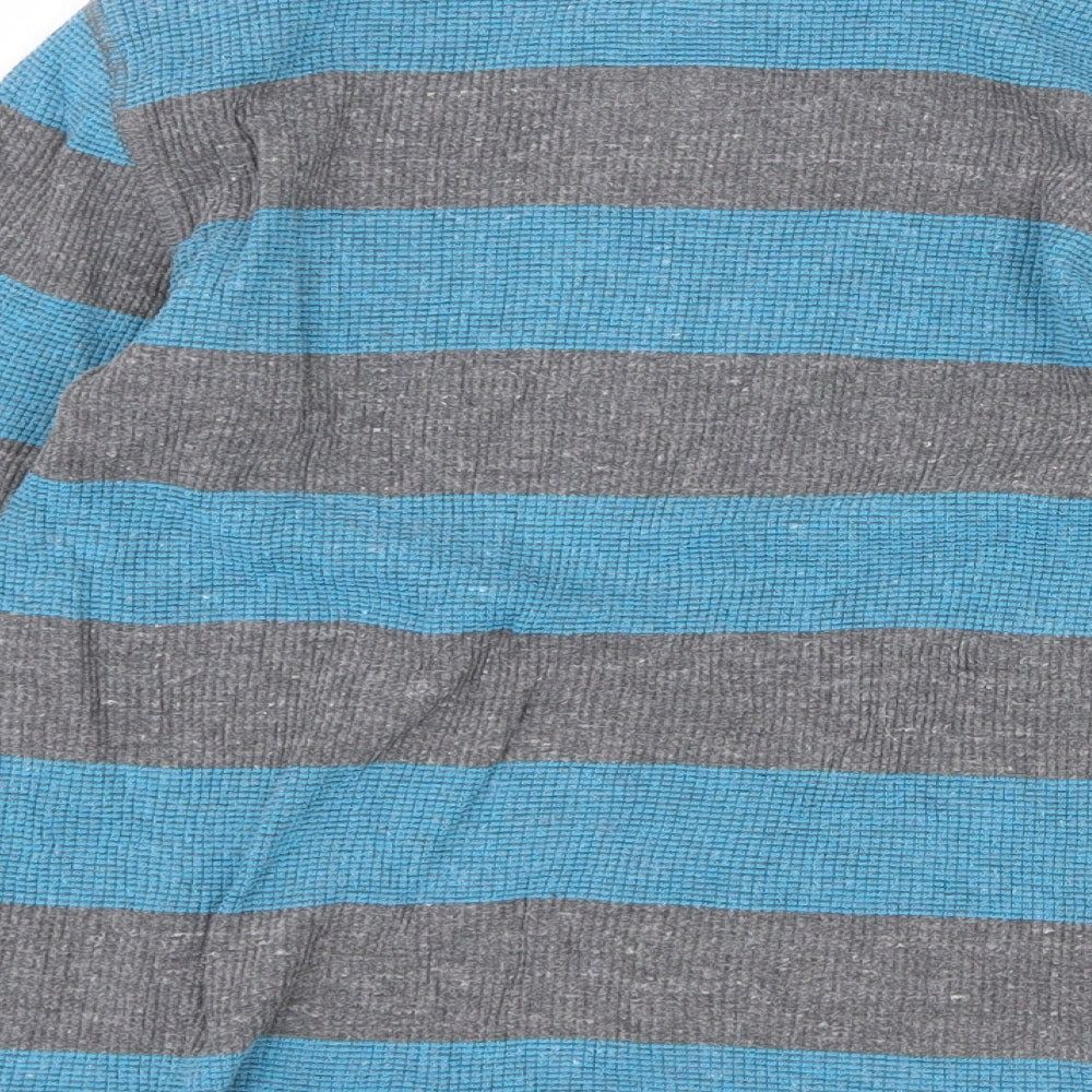 Wonder Nation Womens Multicoloured Round Neck Striped Cotton Pullover Jumper Size 8