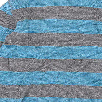 Wonder Nation Womens Multicoloured Round Neck Striped Cotton Pullover Jumper Size 8