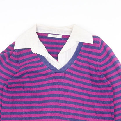 Womens UK Size 14 Marks and Spencer Multicoloured Pullover Jumper
