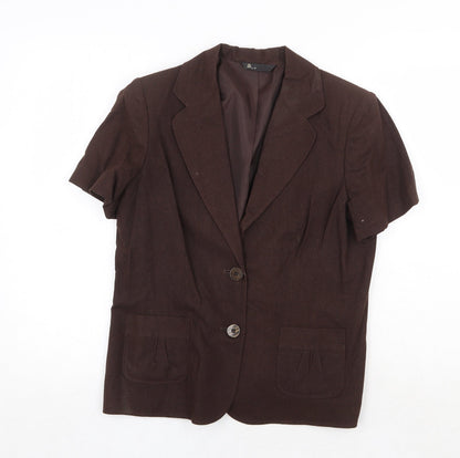 Womens UK Size 12 BHS Brown Jacket