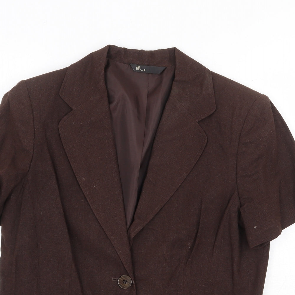 Womens UK Size 12 BHS Brown Jacket