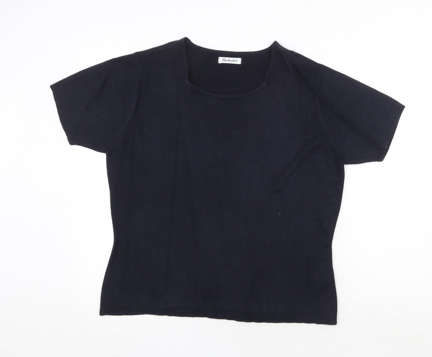 Womens UK Size 14 Berketex Blue Pullover Jumper