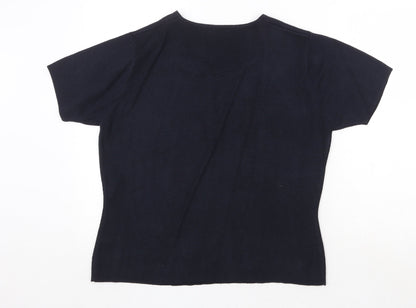 Womens UK Size 14 Berketex Blue Pullover Jumper