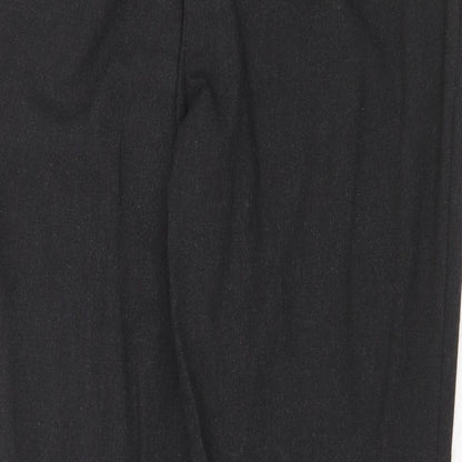 Womens UK Size 14 Marks and Spencer Regular Fit Dress Pants Grey Trousers