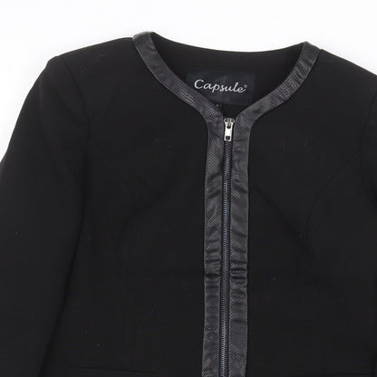 Womens UK Size S Capsule Black Jacket