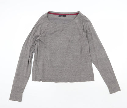 Womens UK Size 10 ESMARA Grey Pullover Jumper