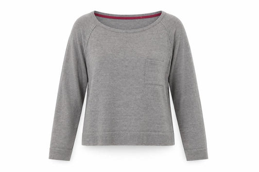 Womens UK Size 10 ESMARA Grey Pullover Jumper
