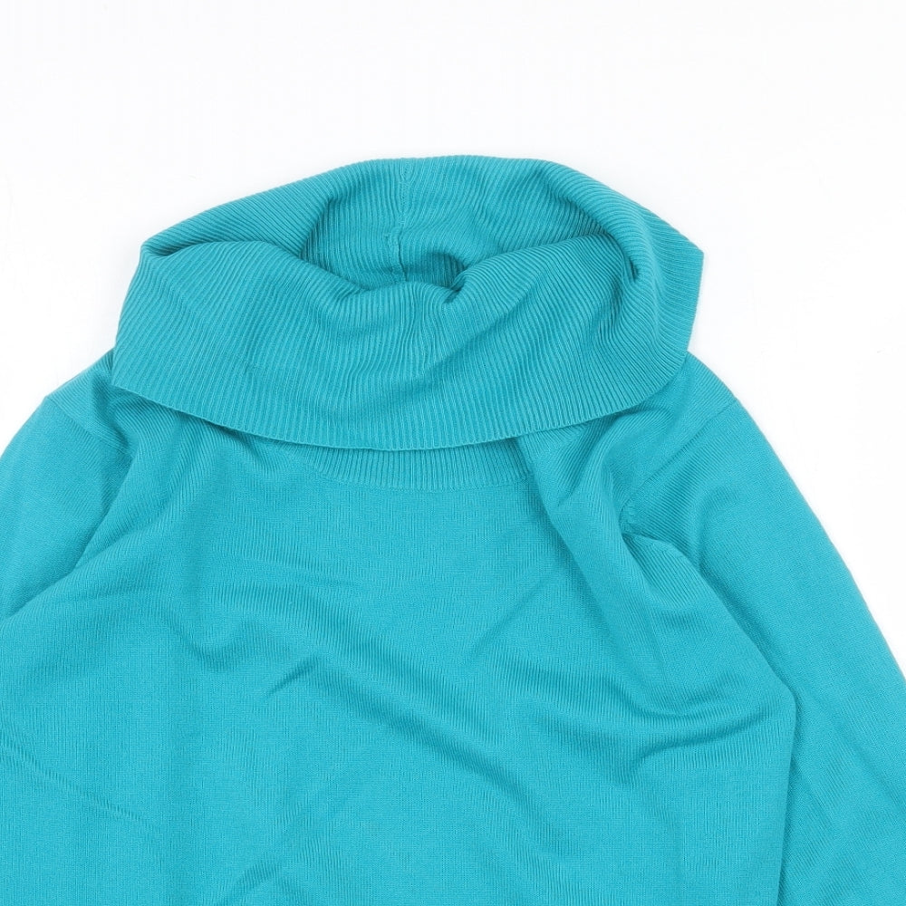 Womens UK Size M EWM Green Pullover Jumper
