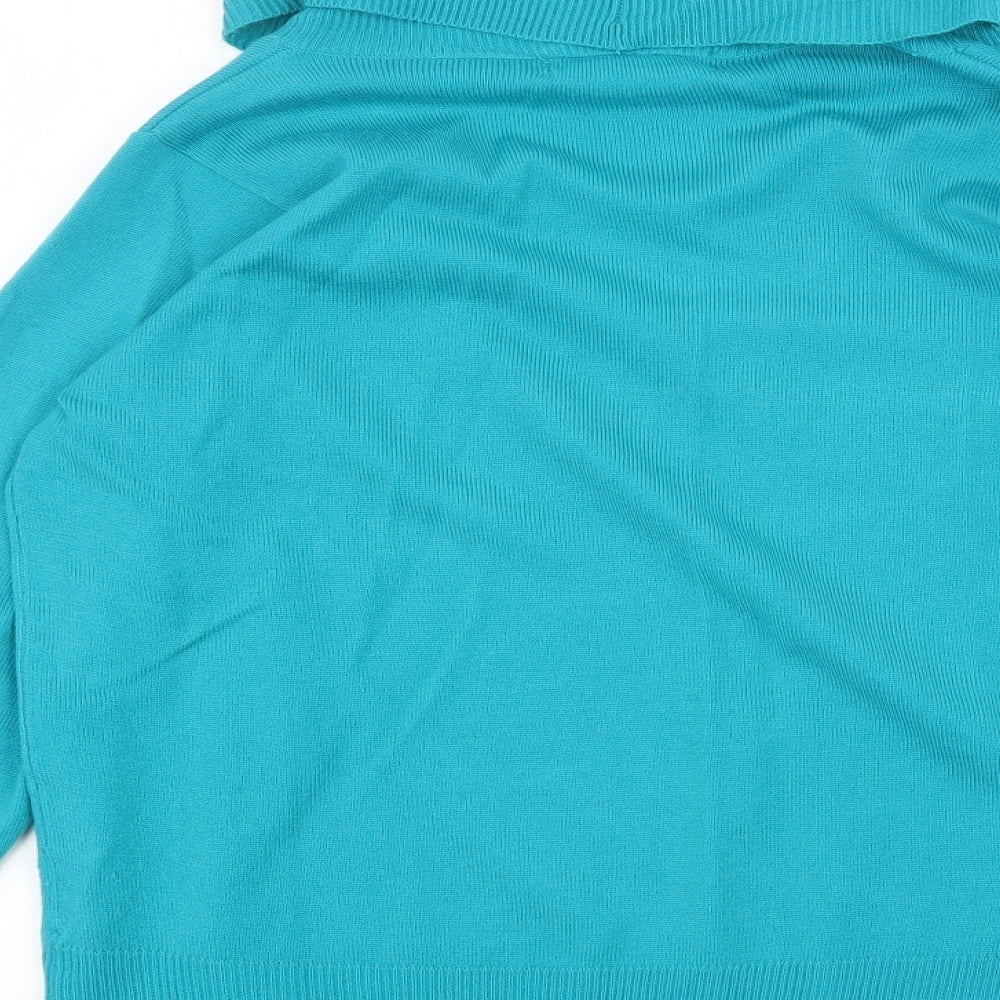 Womens UK Size M EWM Green Pullover Jumper