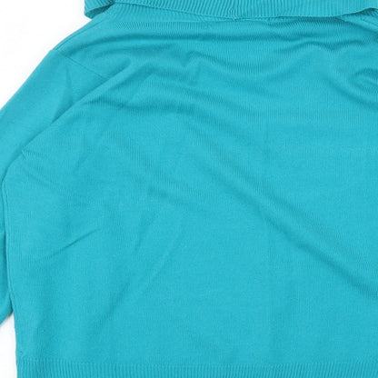 Womens UK Size M EWM Green Pullover Jumper