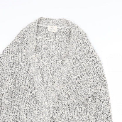 Womens UK Size S H&M Grey Cardigan Jumper