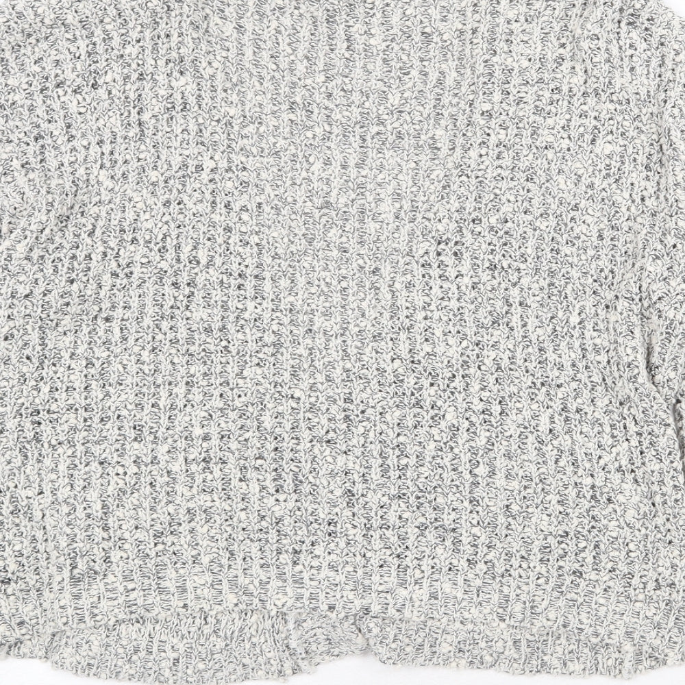 Womens UK Size S H&M Grey Cardigan Jumper