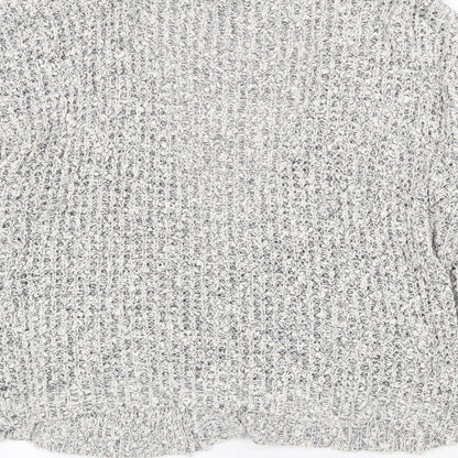 Womens UK Size S H&M Grey Cardigan Jumper