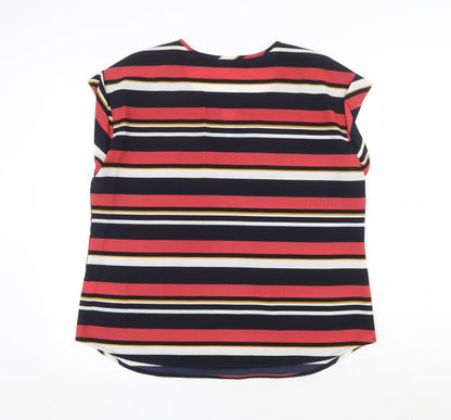Womens UK Size L Cleo Multicoloured Basic Blouse